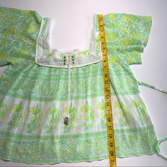 Free people floral neon square top - Picture 7 of 8